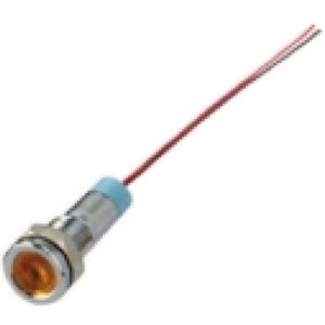 GBC 25.4160.65-Yellow metal led indicator lamp 220v Various LED Lamps